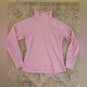 Salomon Light Pink Long Sleeve Women's Top Athletic Layer